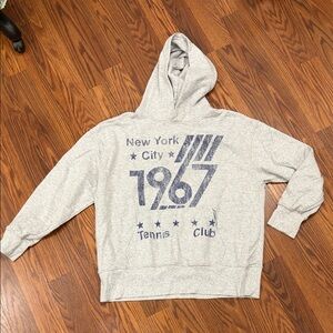 Urban Outfitters Gray New York City 1967 Tennis Club Hoodie